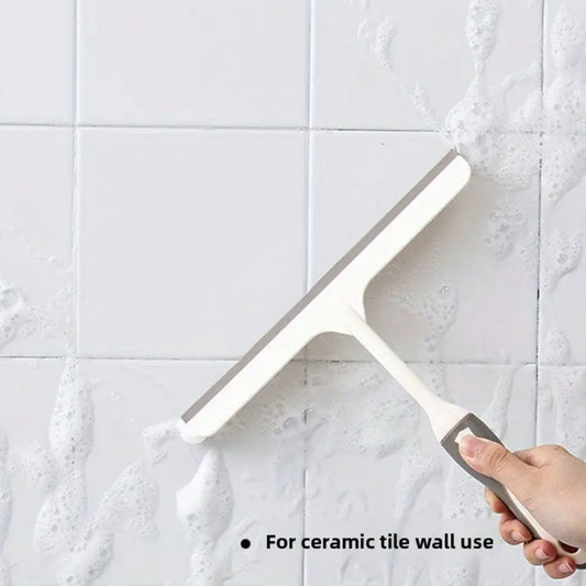 أداة مسح متعددة الاستعمالات للأرضيات (سيليكون بمقبض) / Raclette sol multi-usage avec manche / Multi-Purpose Floor Scraper with Handle (Silicone)