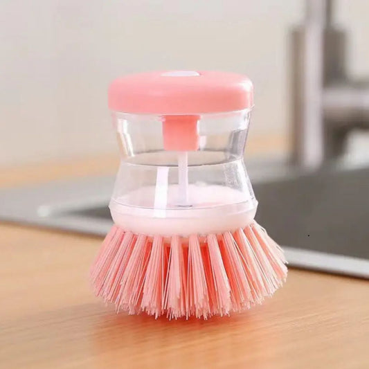 فرشاة تنظيف متعددة الاستعمالات مع موزع صابون Brosse de nettoyage multi-usages avec distributeur de savon Multi-Purpose Cleaning Brush with Soap Dispenser