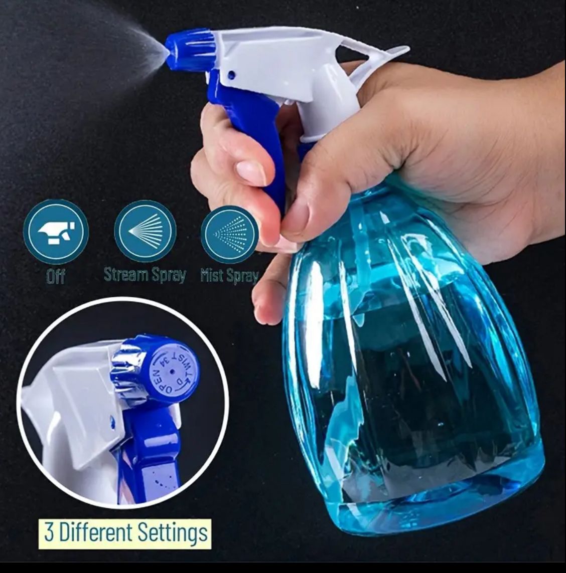 قنينة رش متعددة الاستعمالات Bouteille spray multi-usages Multi-Purpose Spray Bottle